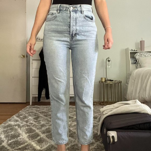 Pacsun High Waisted Straight Leg Jeans - Picture 2 of 4